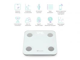 Truelife TLCSMFSW1NNWA FitScale W1 BT okosmérleg, fehér (8595720000000)